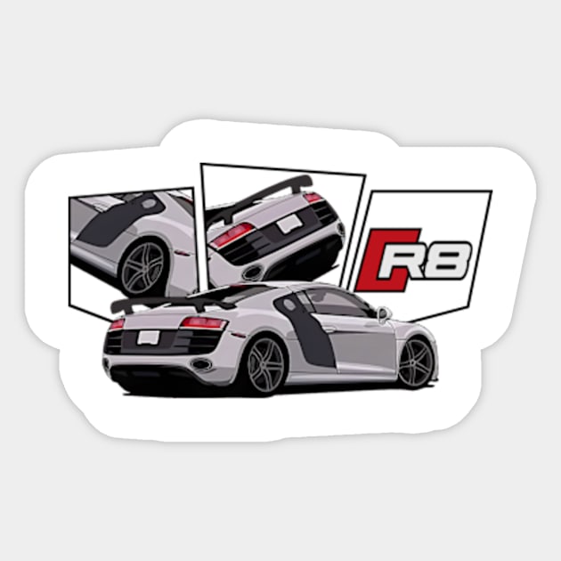 r8 V10 Sticker by T-JD